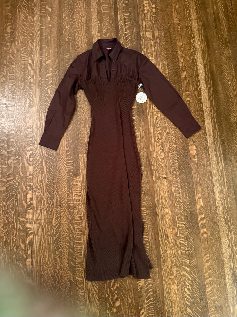 STAUD Hazel Dress- size medium - Picture 3 of 7